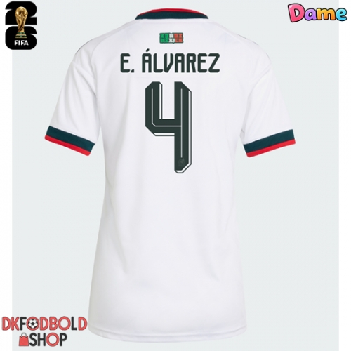 Mexico Edson Alvarez #4 Udebanetrøje Dame VM 2026 Kort ærmer